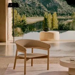Kave Home Fauteuil Arinella Acaciahout Naturel