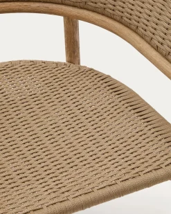 Kave Home Fauteuil Arinella Acaciahout Naturel