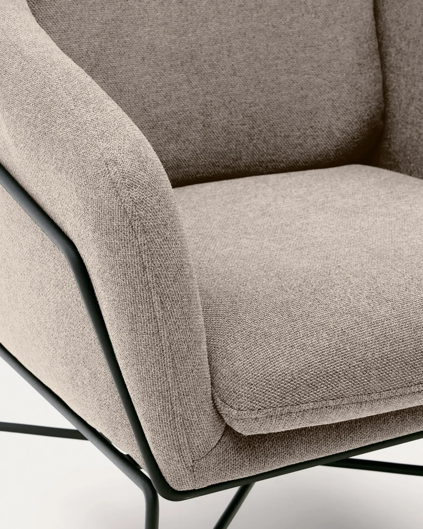Kave Home Fauteuil Brida Beige