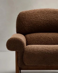 Kave Home Fauteuil Cabana Bouclé Taupe