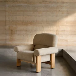Kave Home Fauteuil Cabana Chenille Beige