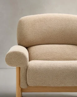 Kave Home Fauteuil Cabana Chenille Beige