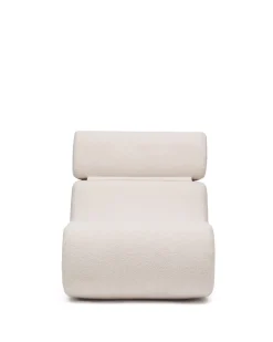 Kave Home Fauteuil Club Bouclé Ecru