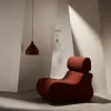 Kave Home Fauteuil Club Terracotta Bouclé