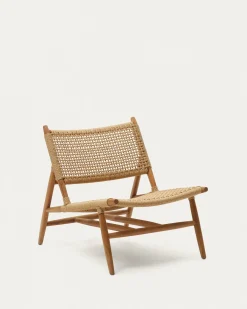 Kave Home Fauteuil Codolar Massief Teakhout