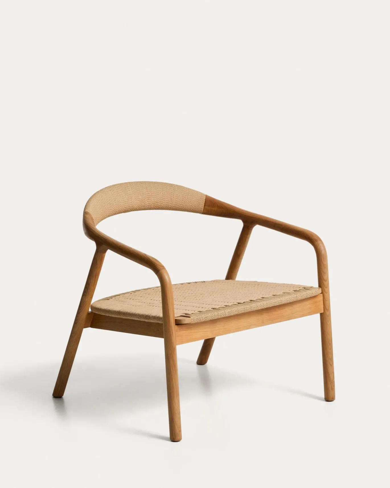 Kave Home Fauteuil Derile Eiken Naturel