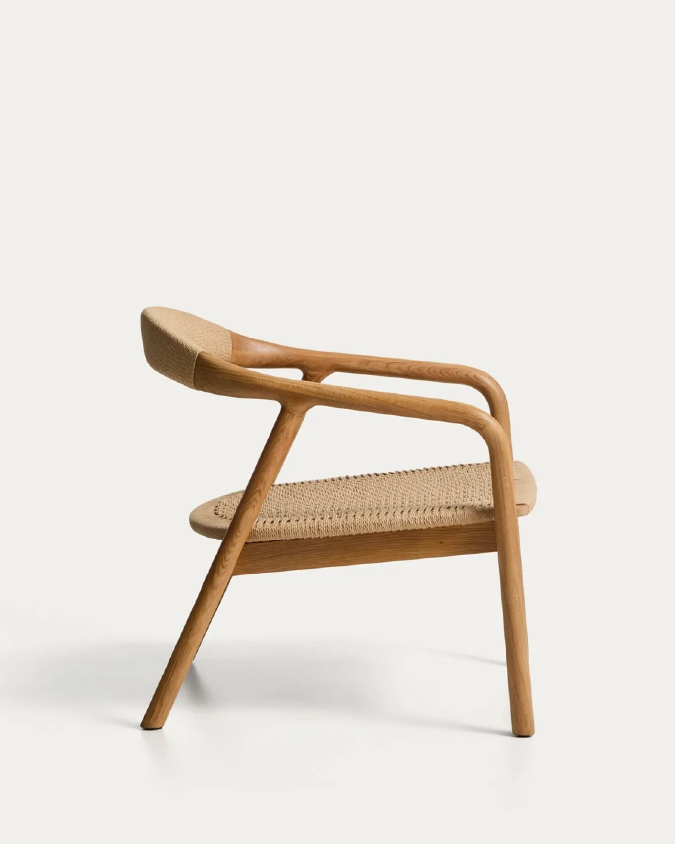 Kave Home Fauteuil Derile Eiken Naturel
