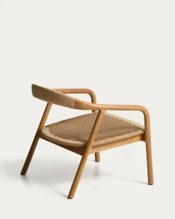 Kave Home Fauteuil Derile Eiken Naturel