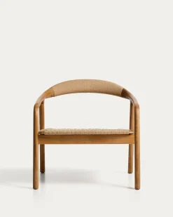 Kave Home Fauteuil Derile Eiken Naturel
