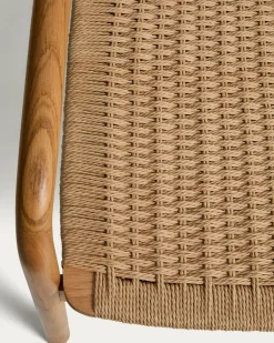 Kave Home Fauteuil Derile Eiken Naturel
