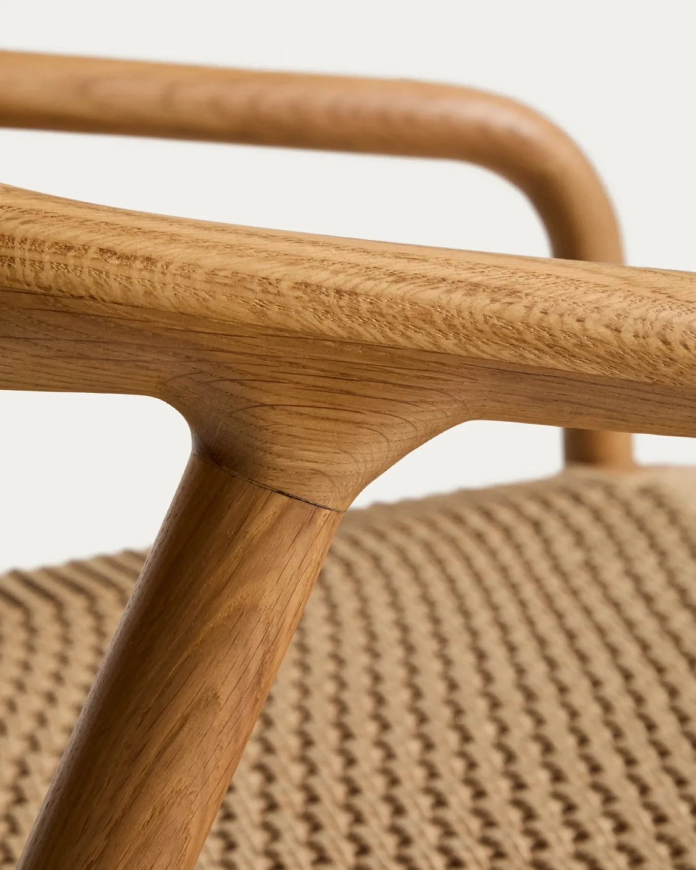 Kave Home Fauteuil Derile Eiken Naturel