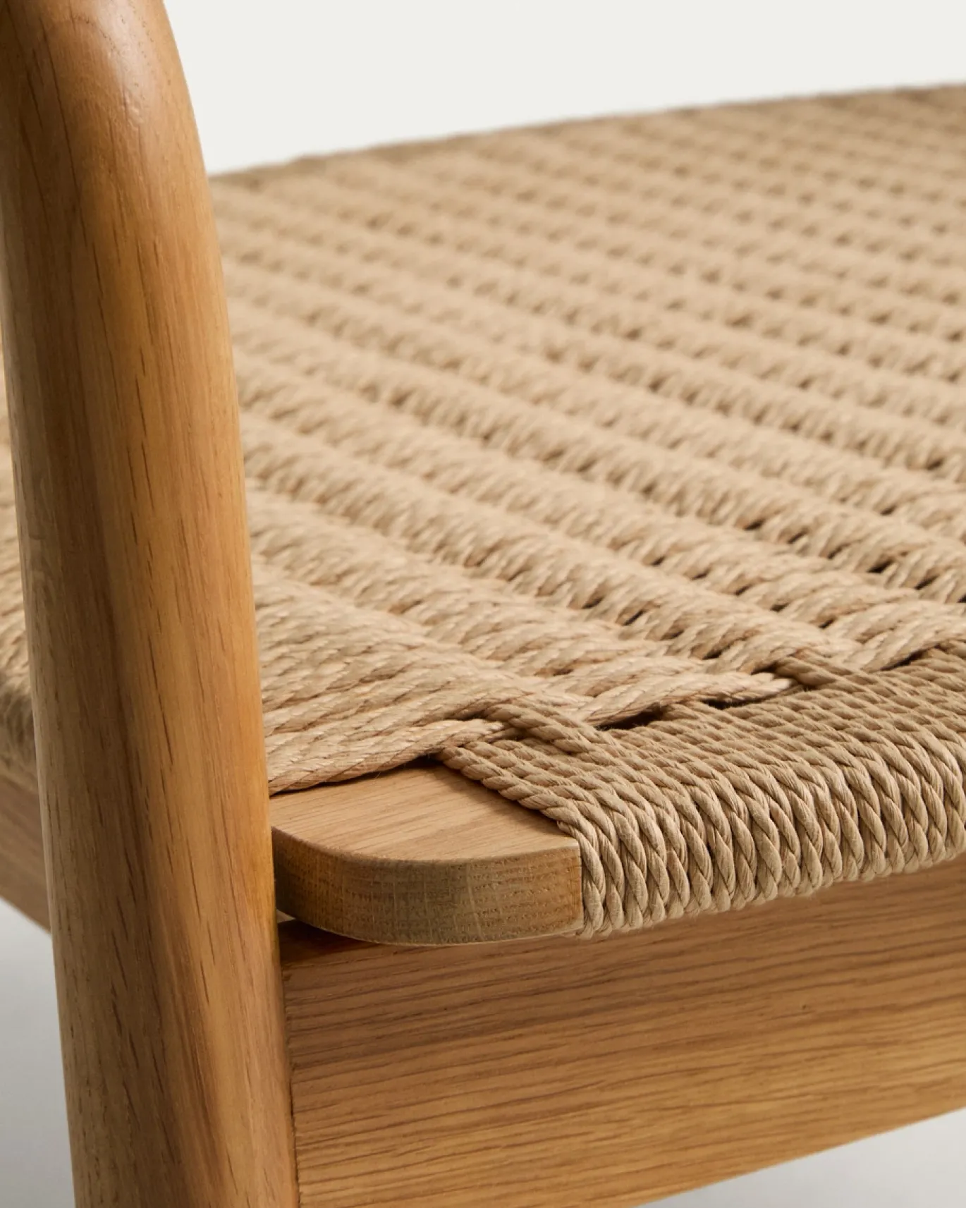 Kave Home Fauteuil Derile Eiken Naturel
