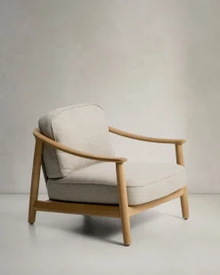 Kave Home Fauteuil Elunda Outdoor Teakhout Naturel