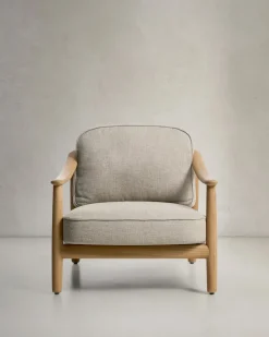 Kave Home Fauteuil Elunda Outdoor Teakhout Naturel