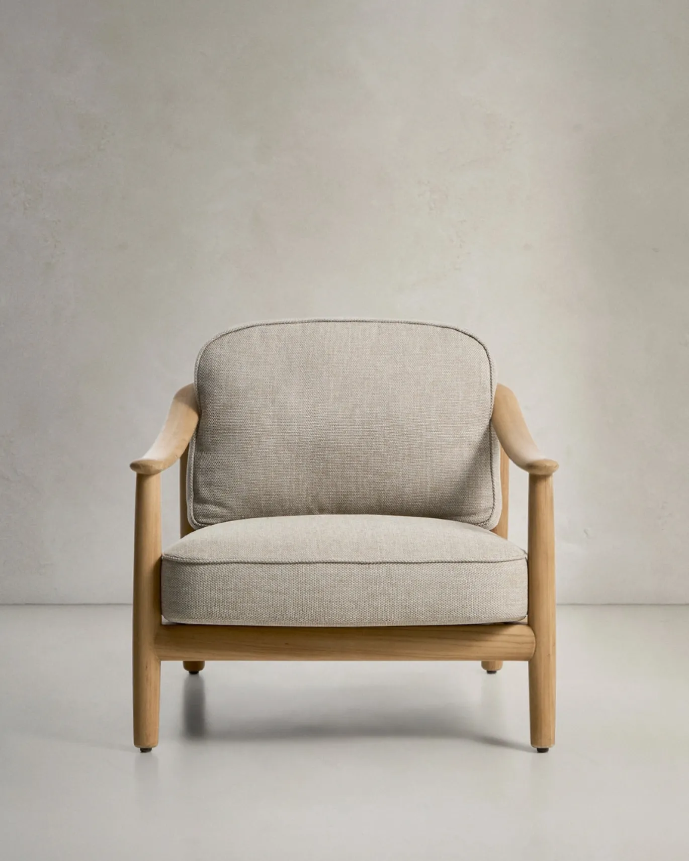 Kave Home Fauteuil Elunda Outdoor Teakhout Naturel