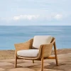Kave Home Fauteuil Galea Teakhout en Rotan