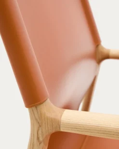 Kave Home Fauteuil Jan Lichtbruin Essenhout Naturel
