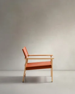 Kave Home Fauteuil Jan Lichtbruin Essenhout Naturel