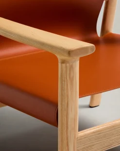 Kave Home Fauteuil Jan Lichtbruin Essenhout Naturel