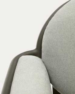 Kave Home Fauteuil Joncols Grijs Outdoor Aluminium Groen