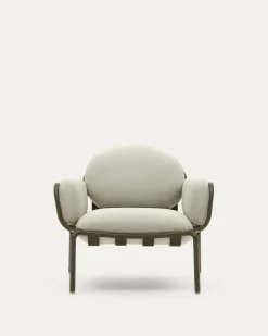 Kave Home Fauteuil Joncols Outdoor Aluminium Groen