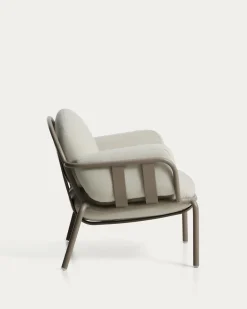 Kave Home Fauteuil Joncols Outdoor Aluminium Taupe Beige