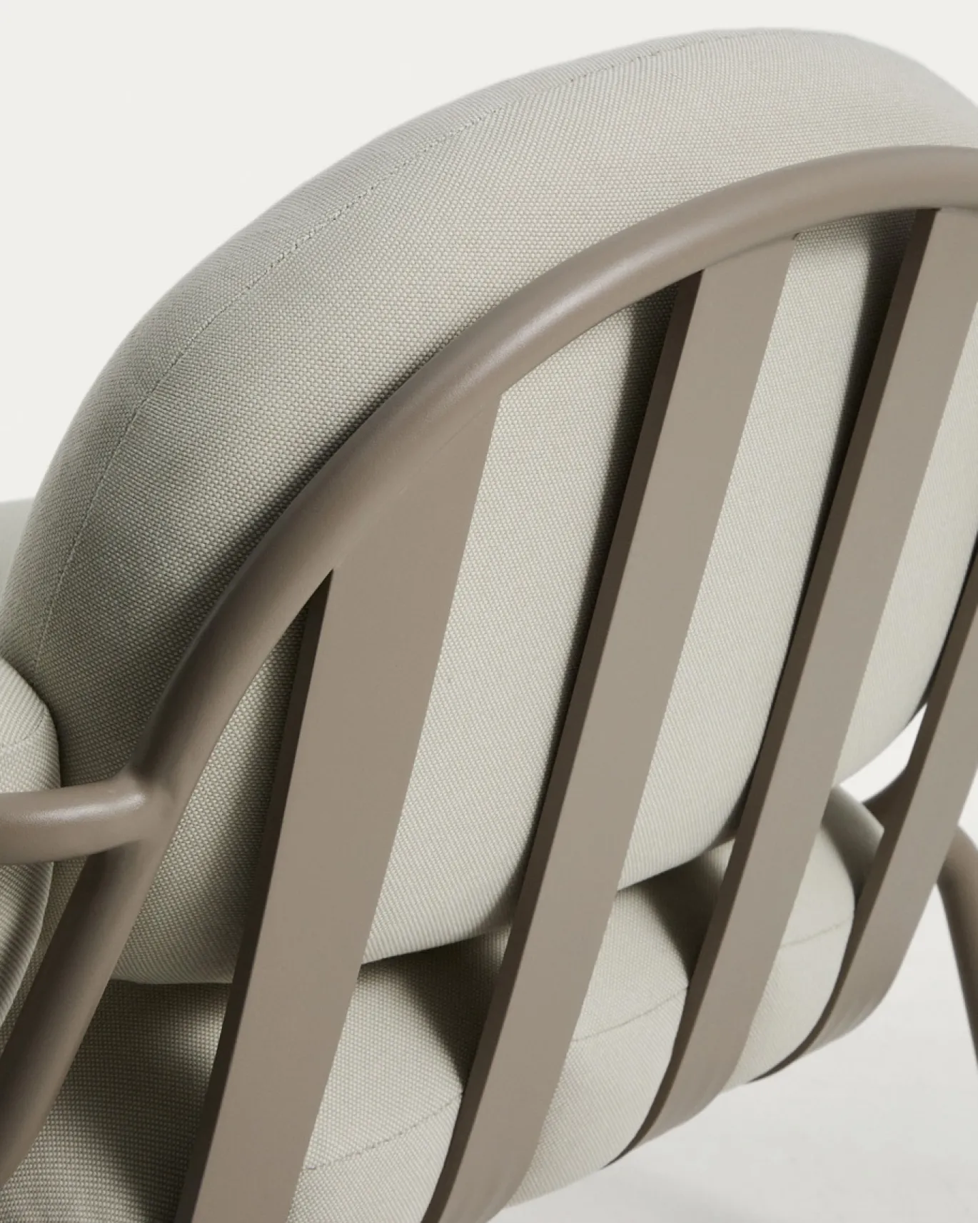 Kave Home Fauteuil Joncols Outdoor Aluminium Taupe Beige