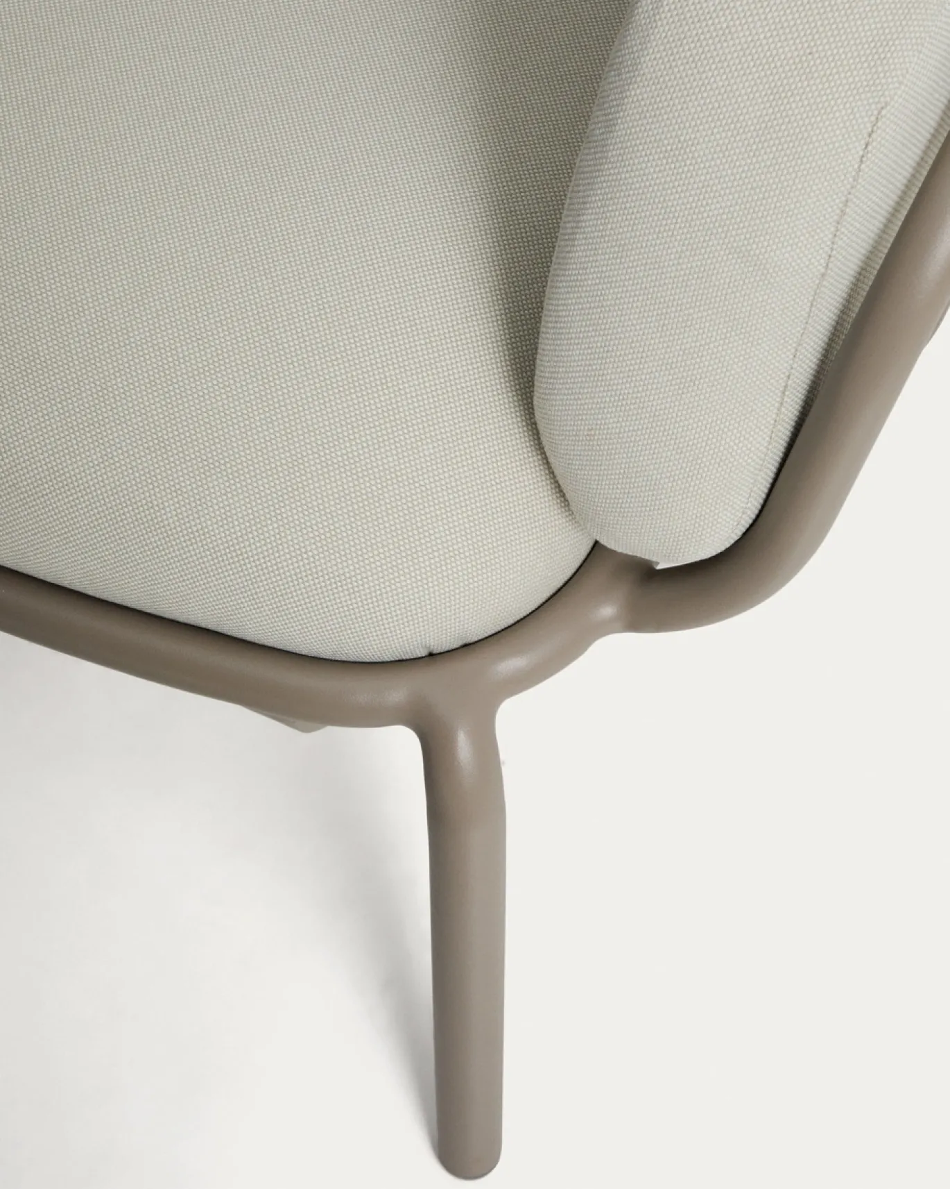 Kave Home Fauteuil Joncols Outdoor Aluminium Taupe Beige