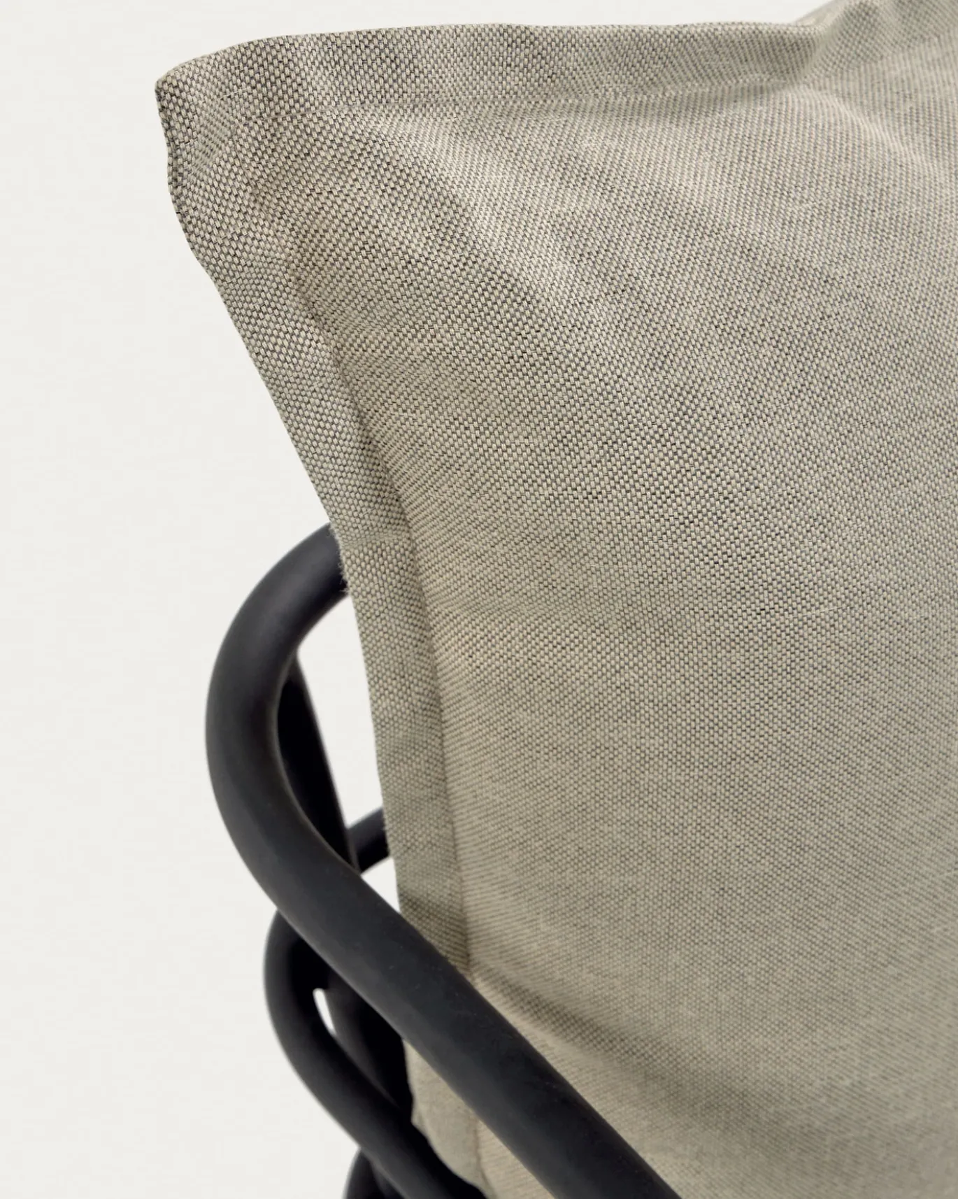 Kave Home Fauteuil Mareluz Zwart Staal