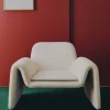Kave Home Fauteuil Melvia Beige Chenille