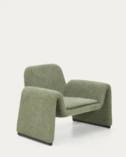 Kave Home Fauteuil Melvia Groen Chenille