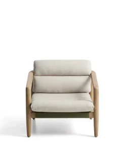 Kave Home Fauteuil Menfi Massief Acaciahout Beige