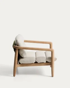 Kave Home Fauteuil Menfi Massief Acaciahout Beige