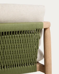 Kave Home Fauteuil Menfi Massief Acaciahout Beige