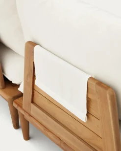 Kave Home Fauteuil Portitxol Set van 2 Massief Teakhout