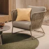 Kave Home Fauteuil Saconca Outdoor Touw Groen