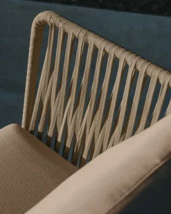 Kave Home Fauteuil Saconca Outdoor Touw Groen