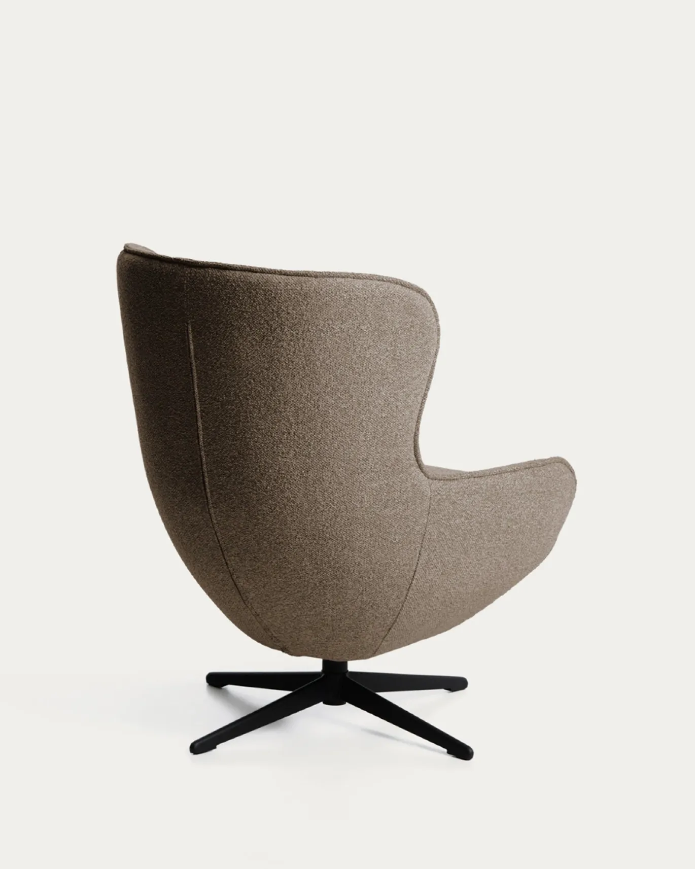 Kave Home Fauteuil Sorile Chenille Bruin