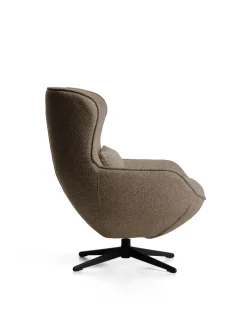 Kave Home Fauteuil Sorile Chenille Bruin