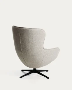 Kave Home Fauteuil Sorile Chenille Beige
