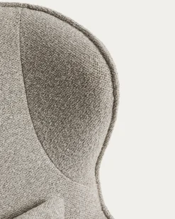 Kave Home Fauteuil Sorile Chenille Beige