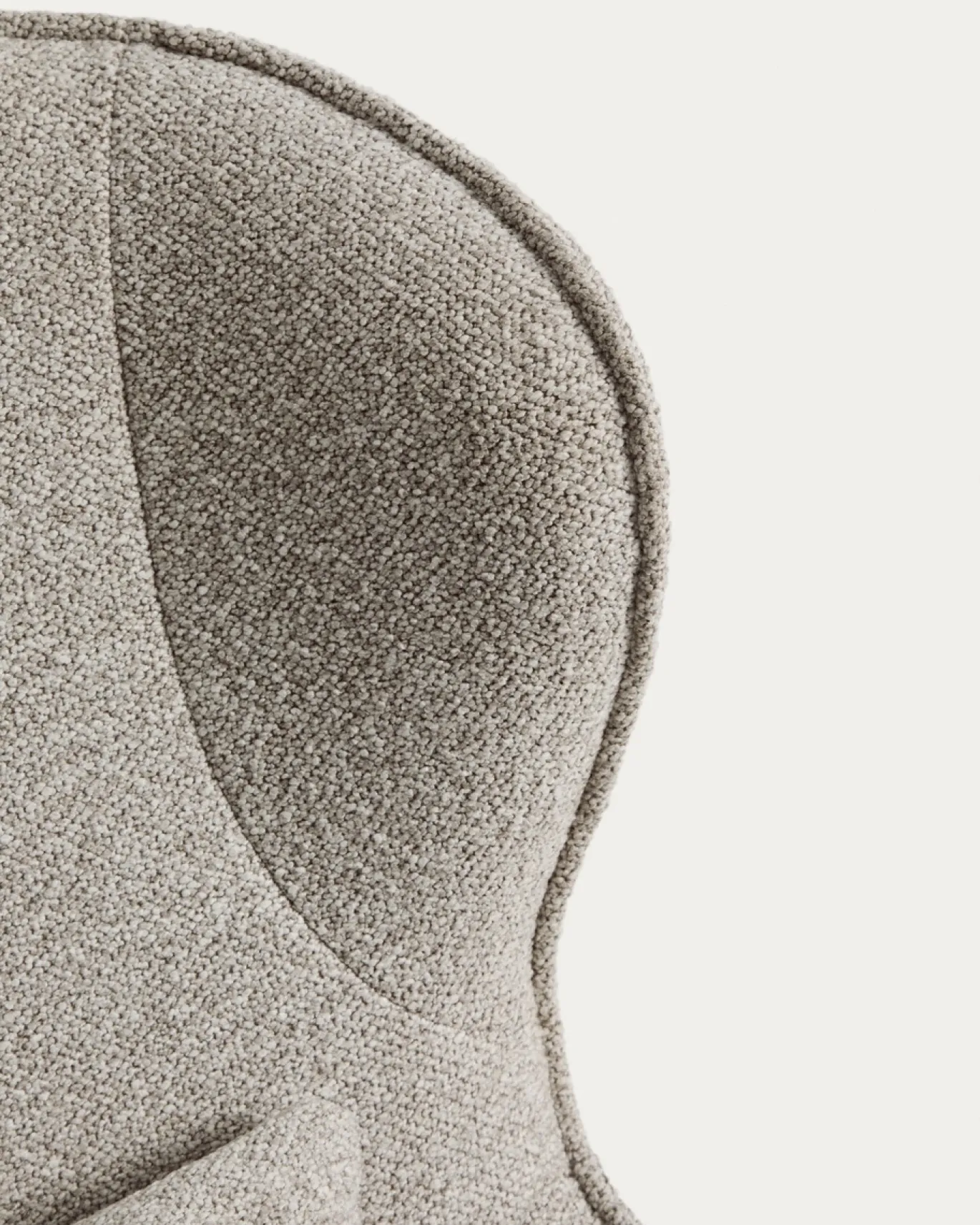 Kave Home Fauteuil Sorile Chenille Beige