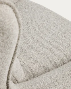 Kave Home Fauteuil Sorile Chenille Beige