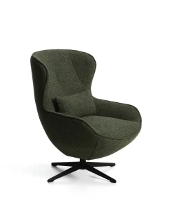 Kave Home Fauteuil Sorile Chenille Donkergroen
