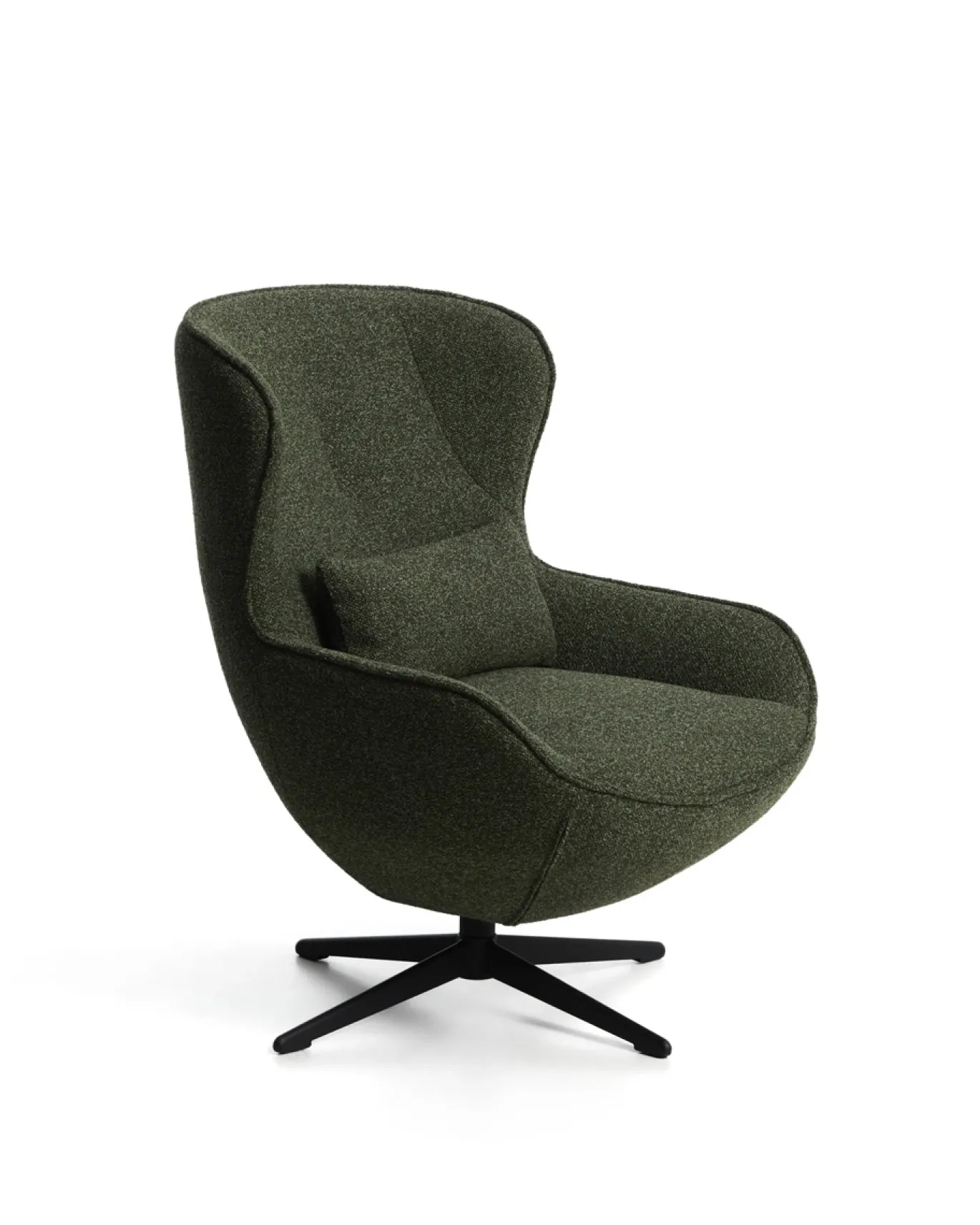 Kave Home Fauteuil Sorile Chenille Donkergroen