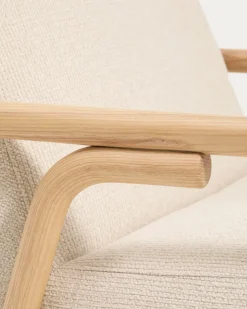 Kave Home Fauteuil Sylo Chenille Beige