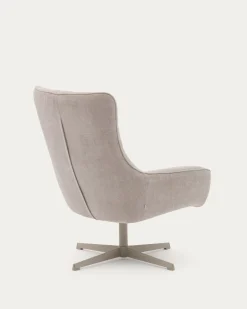 Kave Home Fauteuil Teryl Chenille Beige