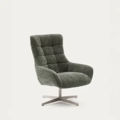 Kave Home Fauteuil Teryl Chenille Groen