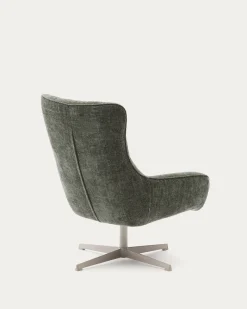Kave Home Fauteuil Teryl Chenille Groen