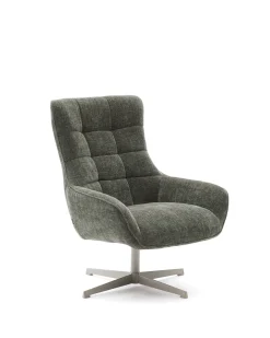 Kave Home Fauteuil Teryl Chenille Groen